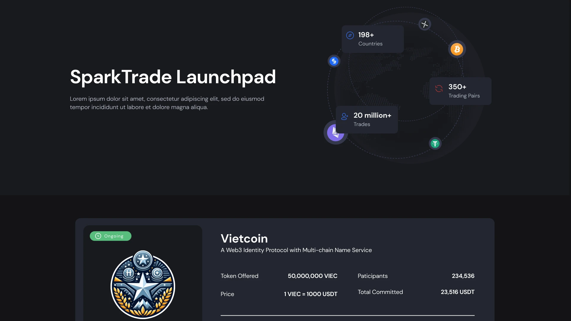 ICO-launchpad-menu